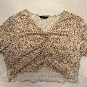 Floral Cropped Tee